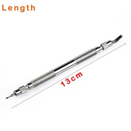 Watch Repair Kit, 5PCS Watch Strap Band Spring Bar Link Pin Remover Repair, Watch Strap Removal Tool, Watch Cleaning Cloth Watch Link Removal Pin Remover Kit for Strap Adjustment (13cm)