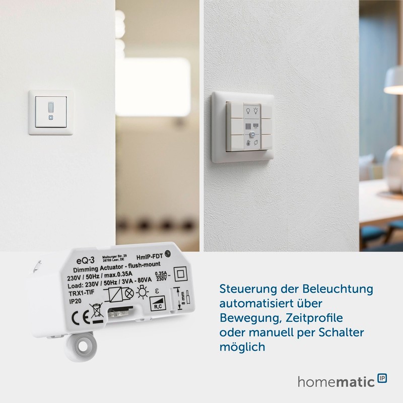 Homematic IP Switch Actuator and Meter