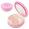 Honbay Cookie Shaped Contact Lens Case Travel Contact Lens Box