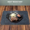 Placemats and Coasters Set of 4, PU Leather Heat-Resistant Table