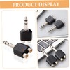 Kisangel 3pcs RCA to Audio Adapter Y Splitter Converter for
