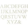 15" Times Unfinished Wood Letter Monogram K (Sizes 12"-30")