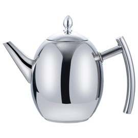 2L Stainless Steel Teapot with Tea Strainer Teapot with Tea Infuser Teaware Sets Tea Kettle Infuser Teapot for Induction