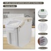 Saim Large Flour Storage Container Bin 50lb, 2Pack Airtight Rice