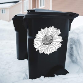 Azeeda Extra große 460 mm 'Marguerite Daisy' Permanente Aufkleber (DW00108119)