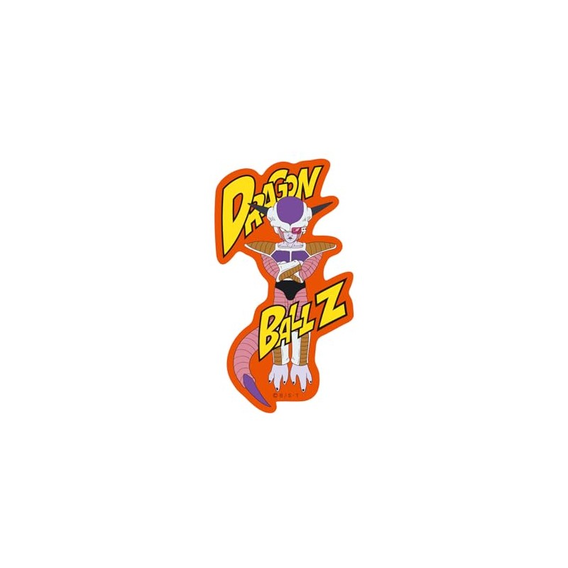 Small Planet Dragon Ball Z Character Sticker Freeza Orange