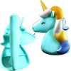C&H Solutions 4 Pairs (8 Ct) Blue Unicorn Style Beach