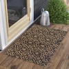 NACH Mosaic Pattern Entryway Door Mat, 100% Coconut Coir Doormat,