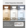 Annaror 12in Motion Sensor Ceiling Light Wired, 3000K 4000K 5000K