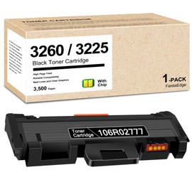 FiestaEdge Phaser 3260 3052 Toner Workcentre 3215 3225 Black Toner High Capacity Compatible for Xerox 106R02777 Toner for Phaser 3260 3052 WorkCentre 3215 3225 Printer Toner 1-Pack