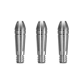 Mission Titan Fox Darts Stems Shafts Titanium Aluminium Tops (Silver, 3 Spare Tops Only)