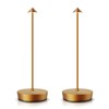 SAKRINGT 2 Pack Cordless Table Lamps Rechargeable, 6000mAh Battery Operated