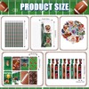 Maxdot 212 Pieces Rugby Party Favors Set, 24 Pencil 24