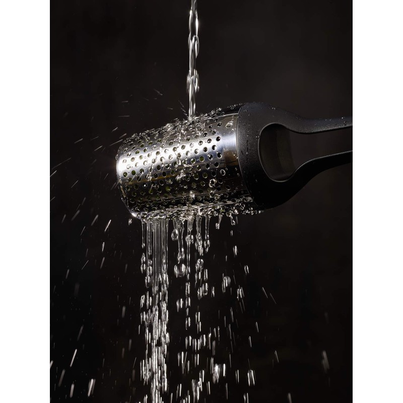 Rösle Nutmeg grater, herbal shower.