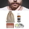 LANTHOME Men Beard Grooming Kit Mustache Beard Nourishing Styling Oil