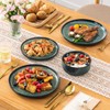 vancasso Starry 12 Pieces Dinnerware Sets for 4, Green Reactive