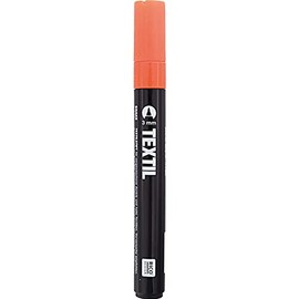 Textile marker, fabric colouring pens, choice of colours for dark fabrics, perfect for shirts, shoes, bags, jute bags, and other types of fabric Orange