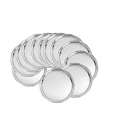Royal Sapphire Stainless Steel Dinner Plates | Dinner Plates| Camping Outdoor Plate | Set of 12 (Heavy Gauge) 12 inches