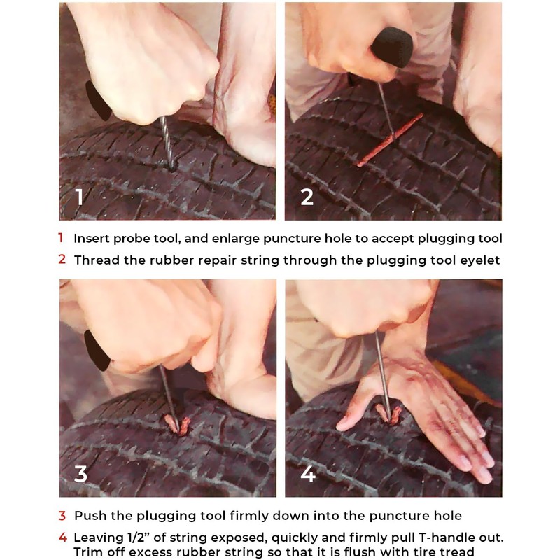 VViViD Tire Repair Tool Kit (8 pcs.)