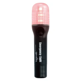 Amon 6905 Emergency Signal Light, Winner of the Good Design Award, Road Transport Vehicle Act Compliant, IPX3 Splashproof Specifications, On/Off Switch Type, Black