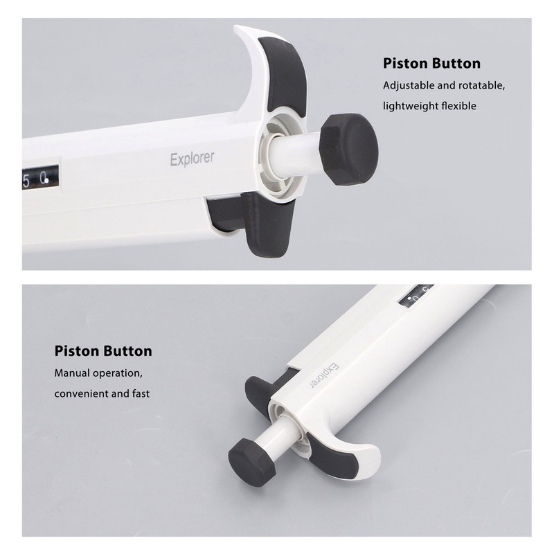 Laboratory Micropipette 5‑50ul Large Volume Tip Sampler Digital Adjustable Pipettor
