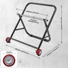 Insaga Cable Caddy for Spool with Wheels- Foldable Wire Spool