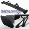 Racing_Gear UNIVERSAL 57" WING DRAGON-2 STYLE BLACK ABS GT TRUNK