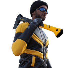 LEXIVON V28s Splitting Axe, 28-Inch Lightweight Fiber-Glass Composite Handle & Ergonomic TPR Grip | Protective Carrying Sheath Included (LX-V28s)