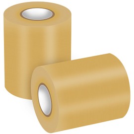 2 Rolls 3.93inch x 66FT Wrestling Mat Tape Clear Gym Floor Tape, PVC Seam Cover Tape for Heavy Duty Wrestling Grappling Exercise Mats