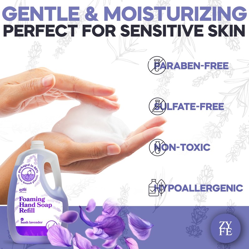 ZYFE hand soap refills foam