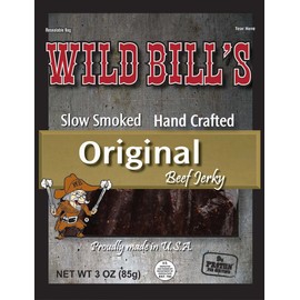 Wild Bill's 3oz Hickory Smoked Beef Jerky Packs (4 re-sealable 3oz beef jerky packs per bag)