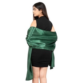 FYNITE Satin Shawls and Wraps for Women – Soft Silky Elegant Evening Scarves for Weddings, Parties, Bridesmaids & Special Occasions