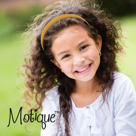 Motique Accessories 1 Inch Fabric Headband for Women and Girls (Green)