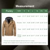 Pursky Men's Military Jacket With Removable Hood, Stand Collar Spring