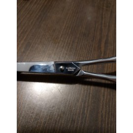 H.J. Teilmann Solingen Germany  Razor Silver Steel  6-3/4" Hair Scissor