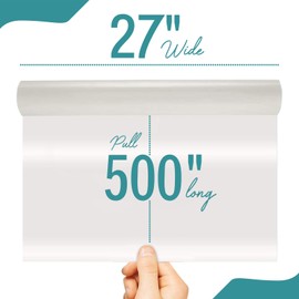 Laminating Film - High Gloss Thermal Laminating Roll, 27x500 Inch 2 Pack Laminate Roll - 1" Core, 1.5 Mil