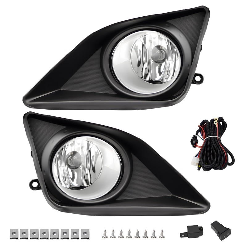 Boxlight Fog Light Assembly Halogen Fit For 2008-2010 Corolla,Fog Lamps