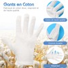 BORISCA 6 Pairs White Cotton Gloves White Glove 100% Cotton