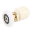 8pcs Brass ABS Sliding Glass Shower Door Rollers Runners Pulleys