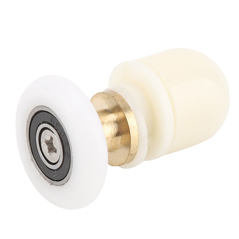 8pcs Brass ABS Sliding Glass Shower Door Rollers Runners Pulleys