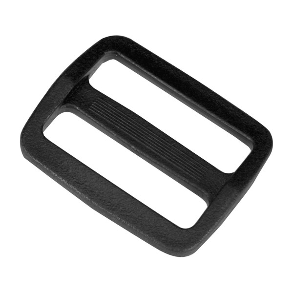 1.5 inch Black Plastic Wide Mouth Tri-glide Slide - 10 pieces - from Strapworks