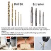 10PCS Screw Extractor, Left Hand Drill Bit Set, Easy Out