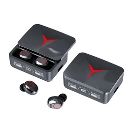 VIVIDUS - Auriculares inalámbricos con micrófono de cancelación de ruido, Bluetooth 5.3, impermeables, control táctil, visualización LED, auriculares para juegos, llamadas HD, asistente de voz, sonido