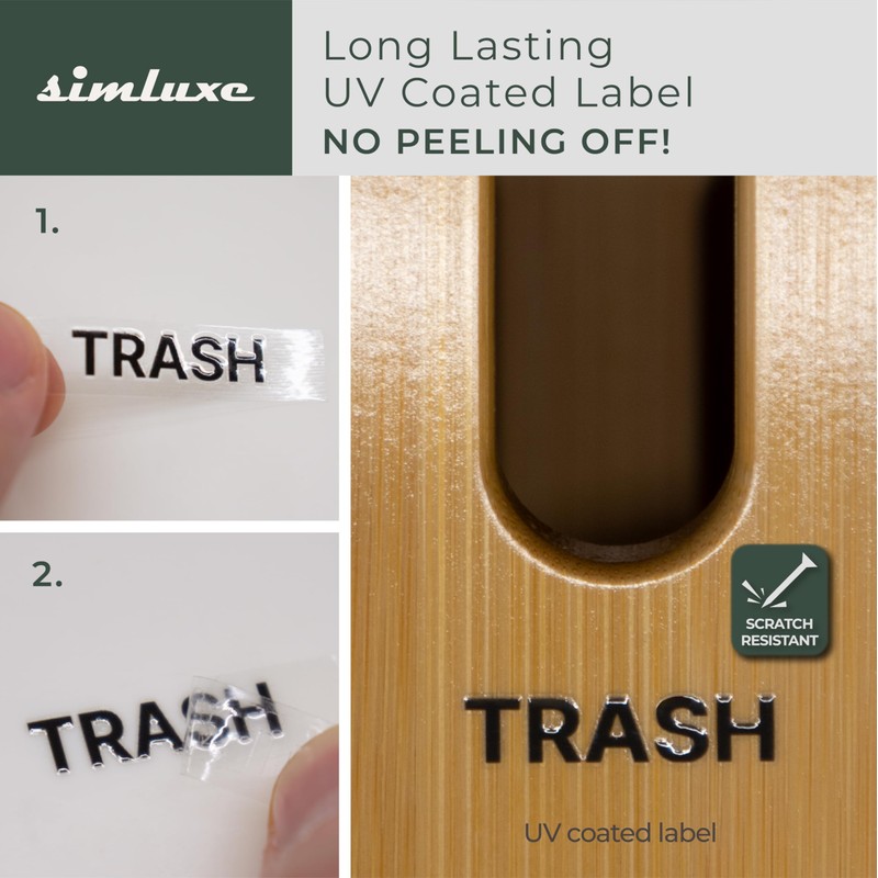 Simluxe Large Trash Bag Dispenser – Wall Mounted & Stackable