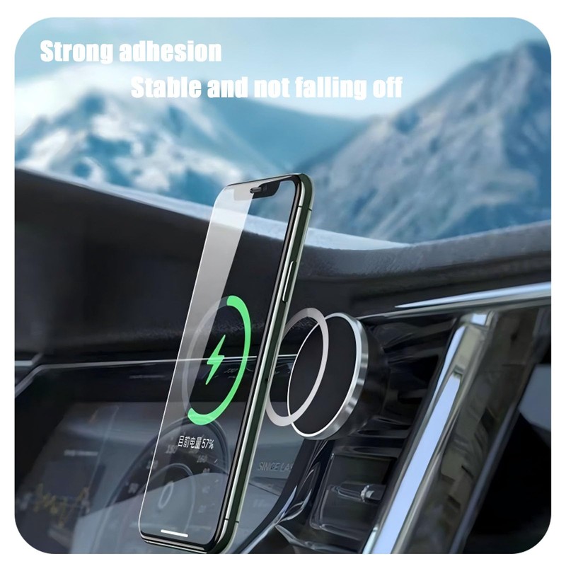 6Pack Vilbocr Universal Metal Rings Sticker for Magnetic Charger Compatible