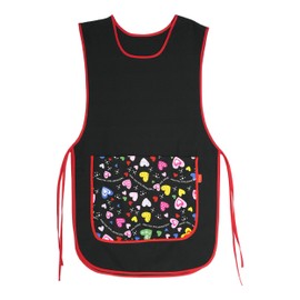 Etrexonline Universal Apron with Pockets for Barbecue, Kitchen, Cleaning, Catering, Fruit and Workwear, Convenient and Effective, heart