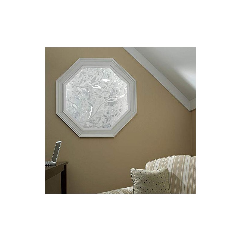 Autotech Park Precut Octagon Window Film, Floral Series 5 Design,