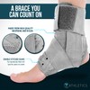 Z ATHLETICS Zenith Ankle Brace, Lace Up Adjustable Support –