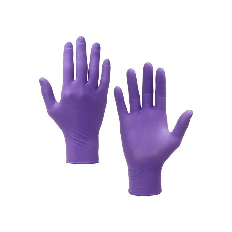 Kimtech Purple Nitrile Disposable Protective Gloves, Latex and Powder Free