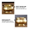 HOMSFOU Buddhist Incense Burner, Copper Treasure Basin Fengshui Incense Cone
